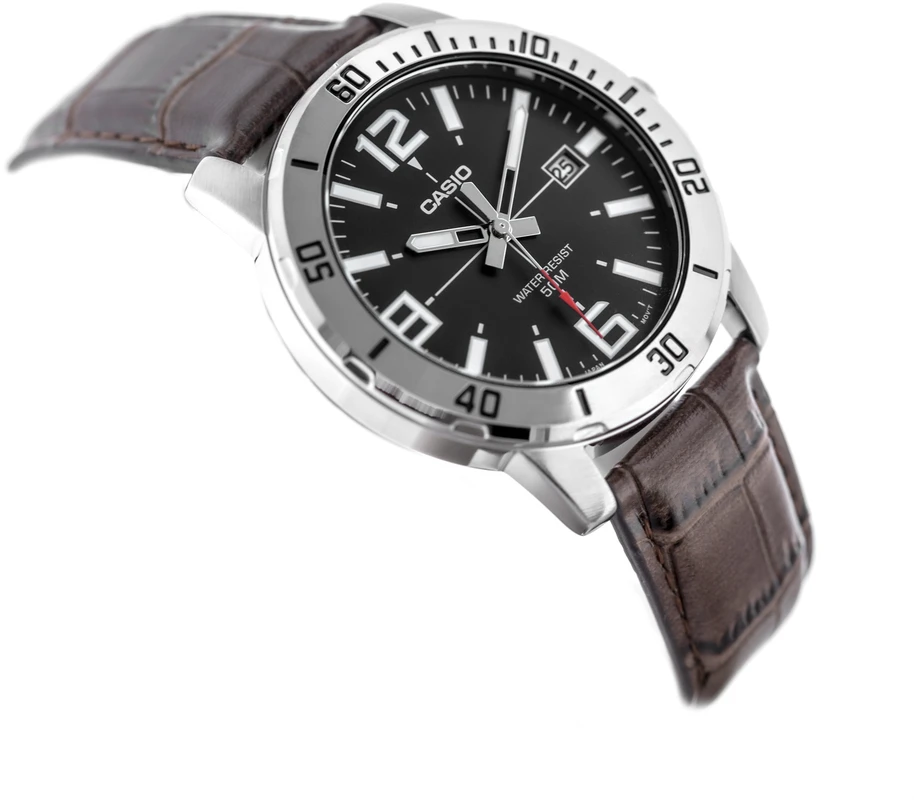 CASIO VYRIŠKAS LAIKRODIS MTP-VD01L-1BV (zd169c) + DĖŽUTĖ