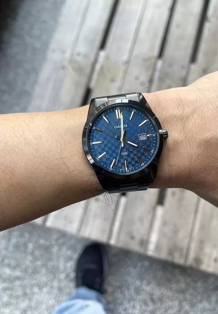 VYRIŠKAS LAIKRODIS CASIO MTP-VD03B-2A + BOX