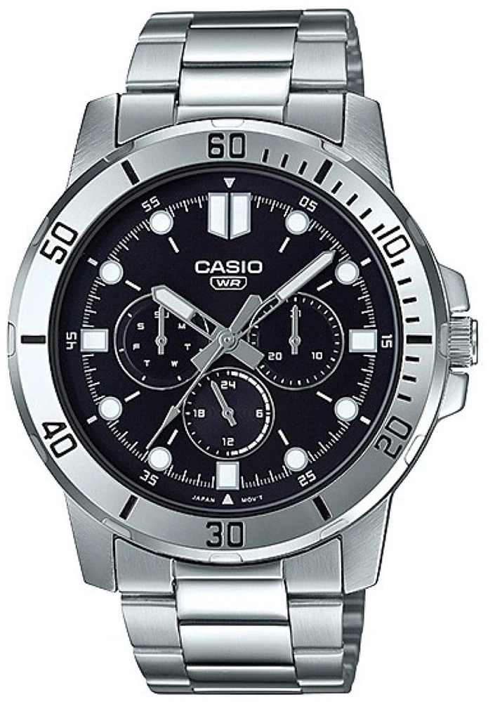 CASIO VYRIŠKAS LAIKRODIS MTP-VD300D-1E (zd268a) + DĖŽUTĖ