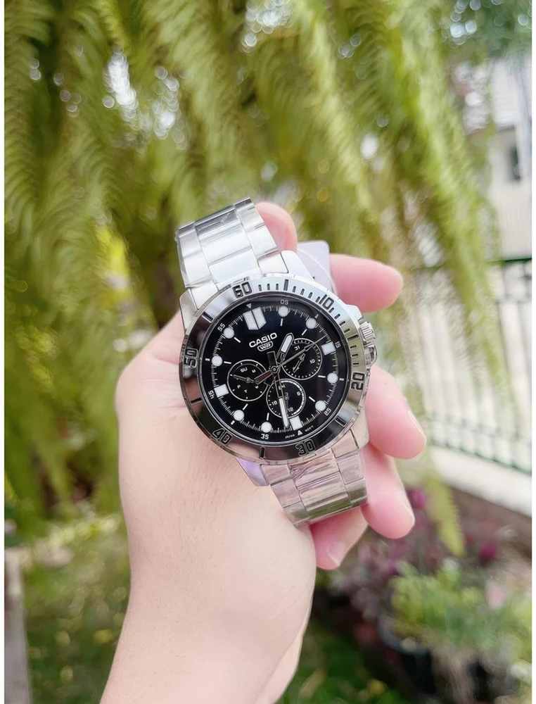 CASIO VYRIŠKAS LAIKRODIS MTP-VD300D-1E (zd268a) + DĖŽUTĖ