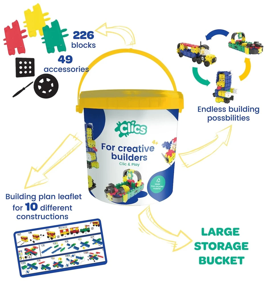 Clics toys Konstruktorius - Clics CD007
