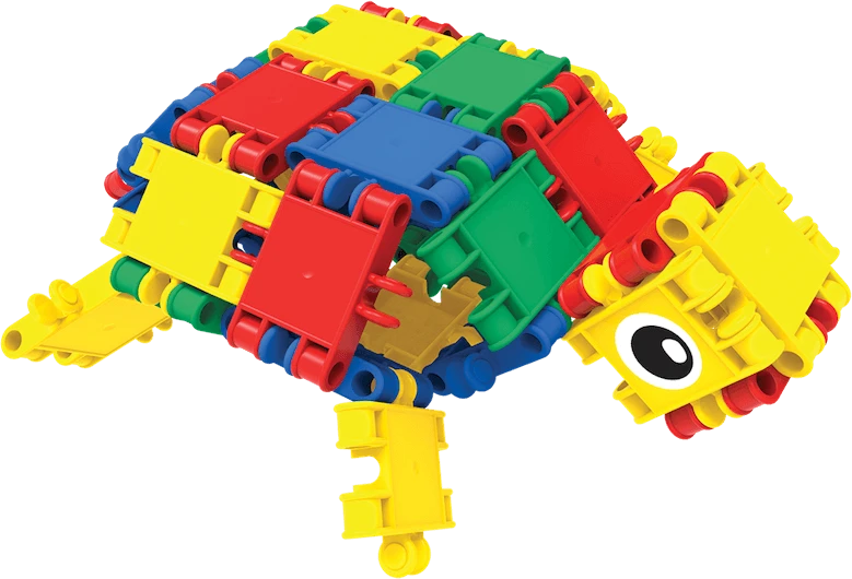 Clics toys Konstruktorius - CLICS CB411 Rollerbox 15in1 377 Multicolour dalių