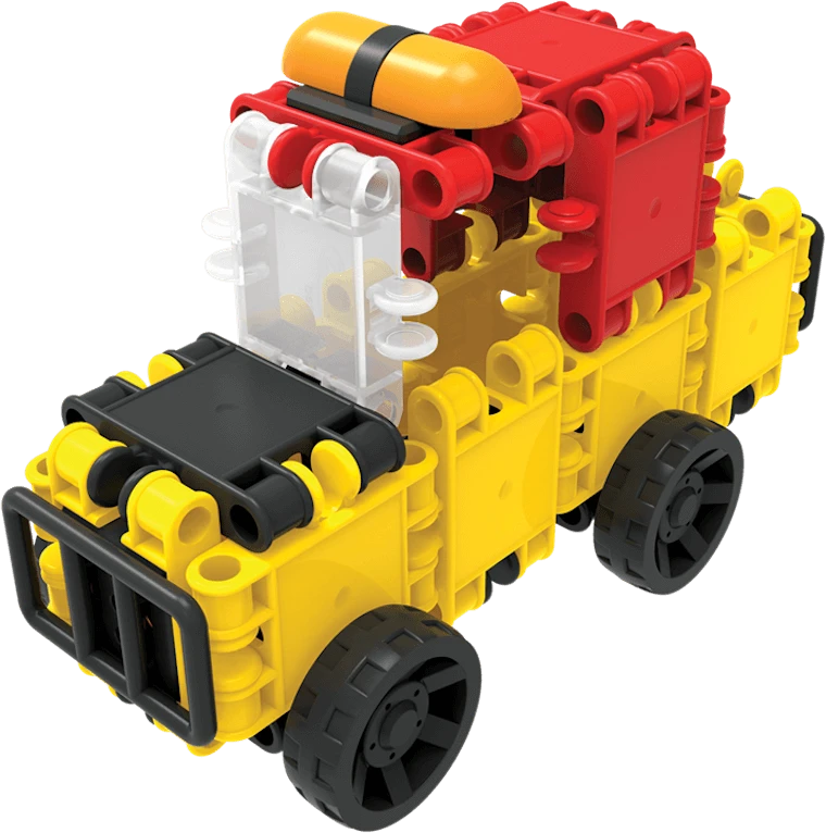 Clics toys Konstruktorius - CLICS CB411 Rollerbox 15in1 377 Multicolour dalių