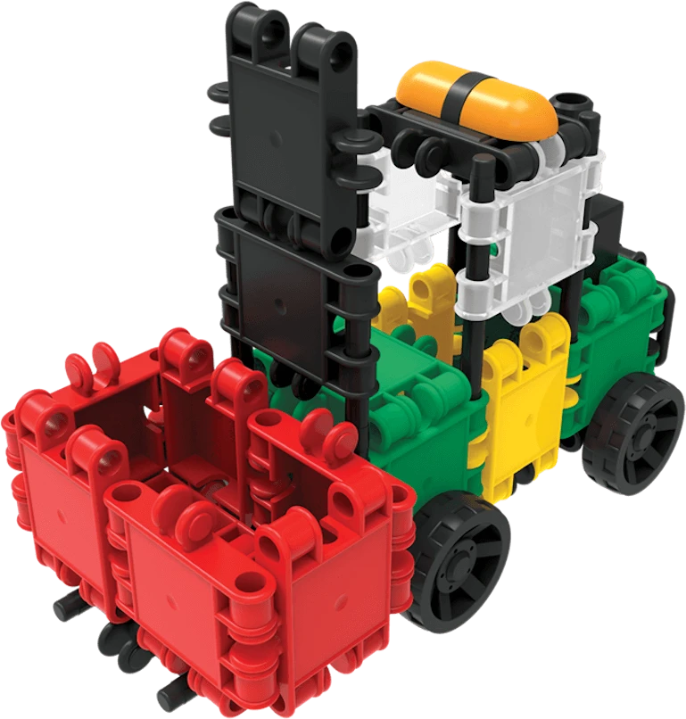 Clics toys Konstruktorius - CLICS CB411 Rollerbox 15in1 377 Multicolour dalių