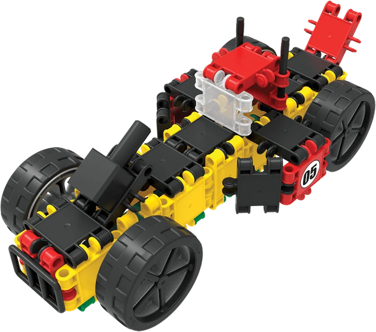 Clics toys Konstruktorius - CLICS CB411 Rollerbox 15in1 377 Multicolour dalių