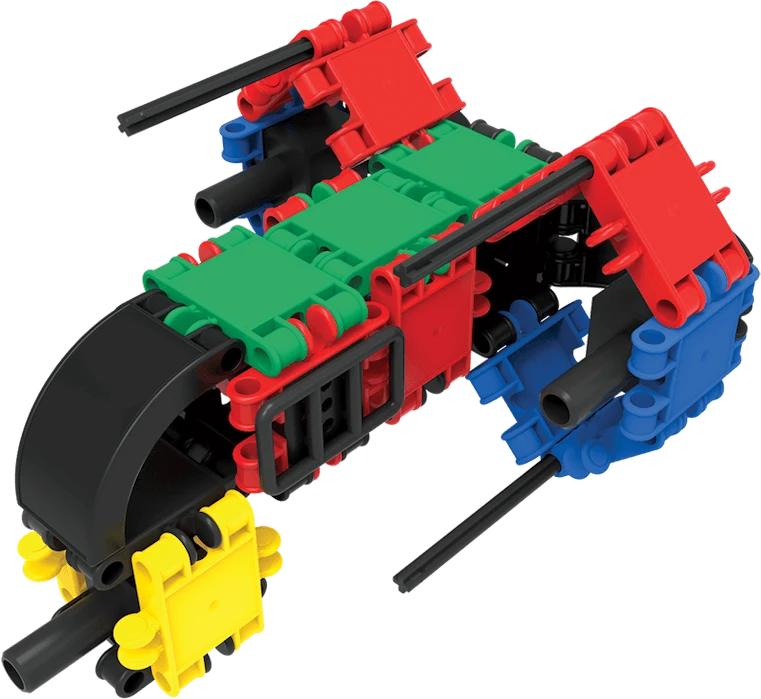 Clics toys Konstruktorius - CLICS 560 dalių daugiaspalvis