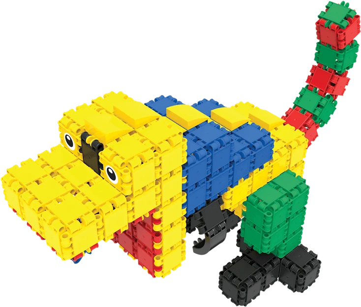 Clics toys Konstruktorius - CLICS 560 dalių daugiaspalvis