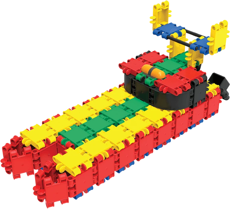 Clics toys Konstruktorius - CLICS 560 dalių daugiaspalvis