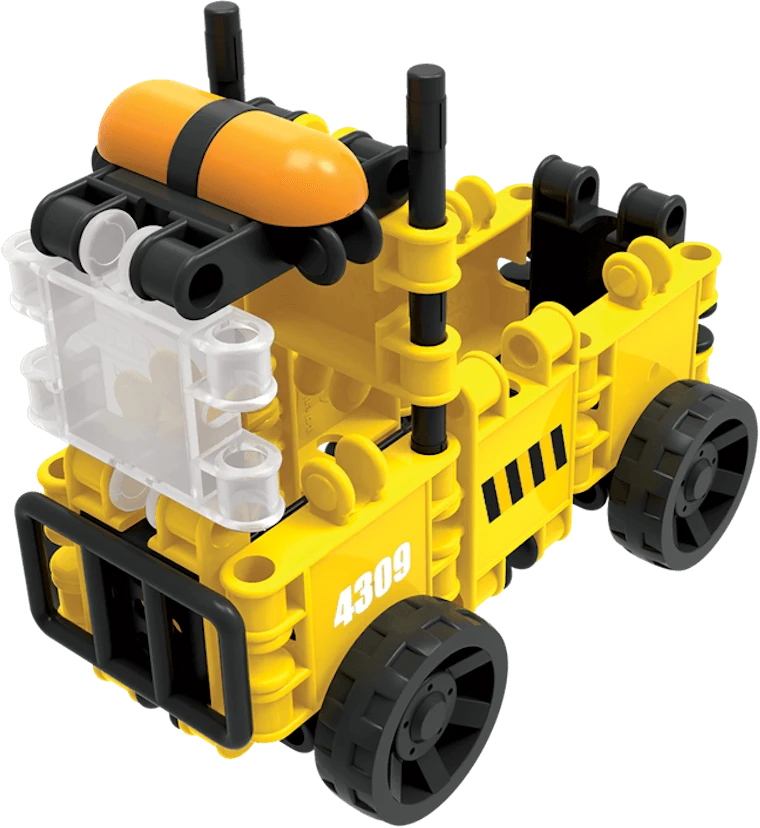 Clics toys Konstruktorius - CLICS 560 dalių daugiaspalvis