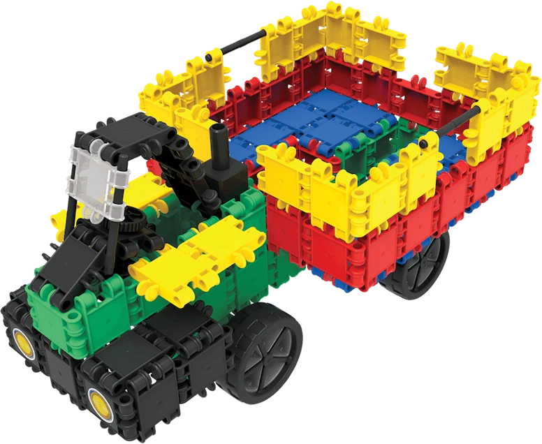 Clics toys Konstruktorius - CLICS 560 dalių daugiaspalvis