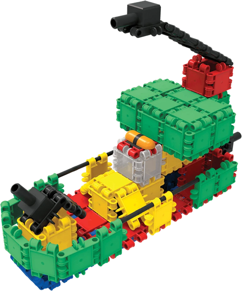 Clics toys Konstruktorius - CLICS 560 dalių daugiaspalvis