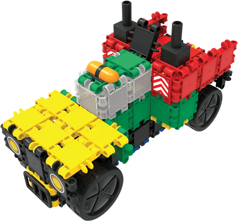 Clics toys Konstruktorius - CLICS 560 dalių daugiaspalvis
