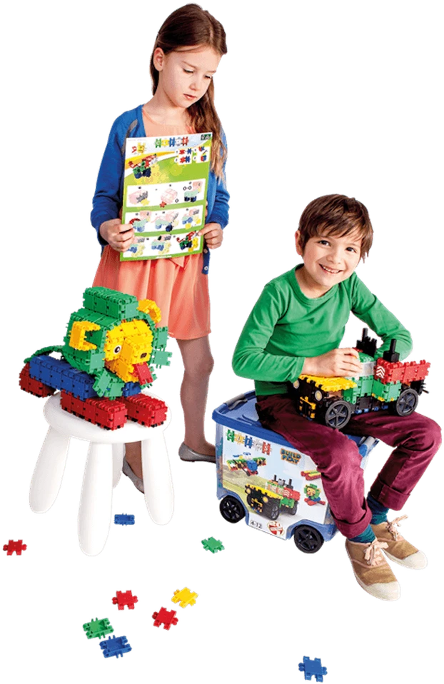 Clics toys Konstruktorius - CLICS 560 dalių daugiaspalvis