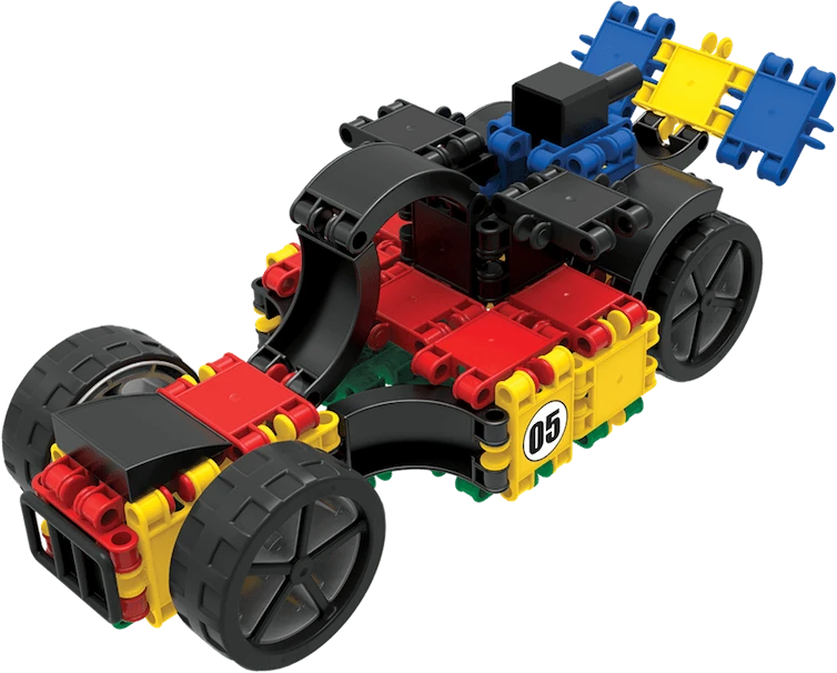 Clics toys Konstruktorius - CLICS 560 dalių daugiaspalvis