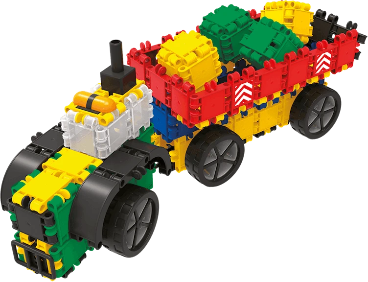 Clics toys Clics Nano Clics Didelis edukacinių konstruktorių rinkinys 25 modeliai, 750 dalių, vaikams nuo 3 metų, patvarus polipropilenas