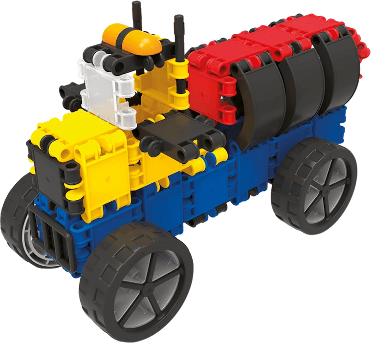 Clics toys Clics Nano Clics Didelis edukacinių konstruktorių rinkinys 25 modeliai, 750 dalių, vaikams nuo 3 metų, patvarus polipropilenas
