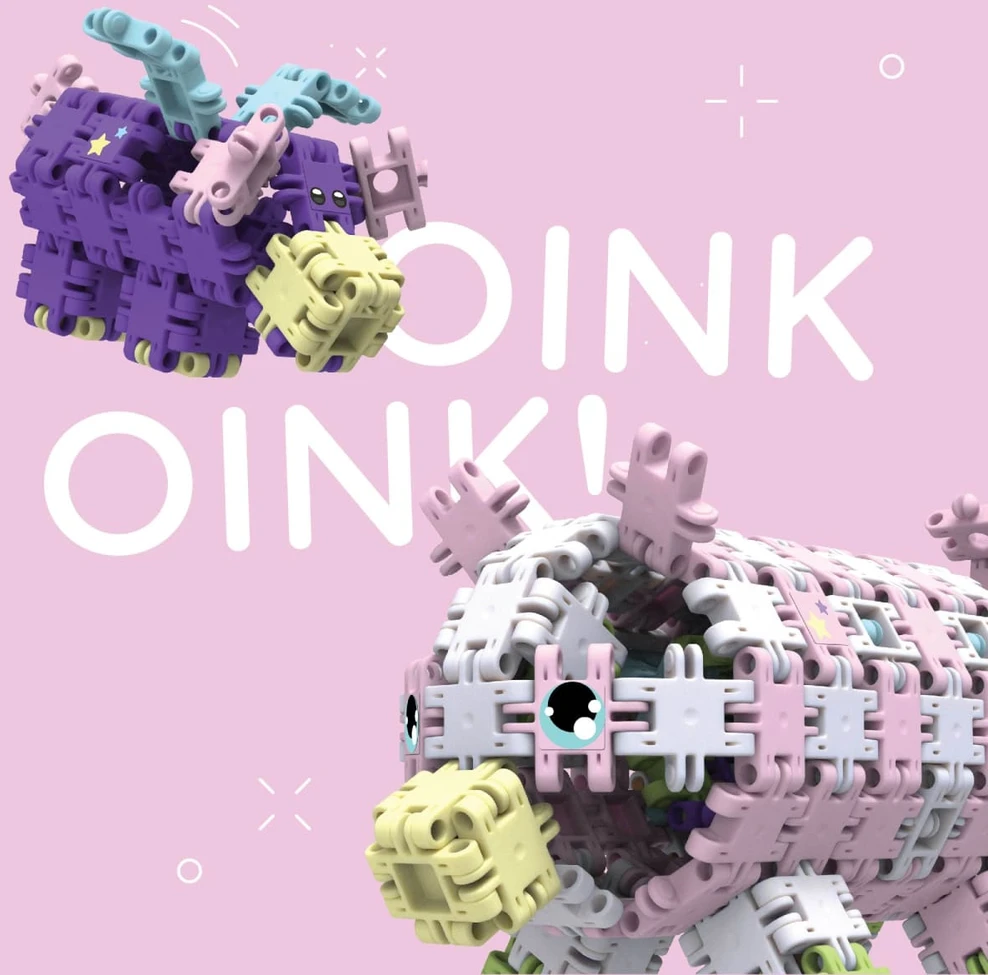 Clics toys Statybiniai kaladėlės „Nano Clics“ – „Fantasy Builders“ – 250 elementų (NC005)