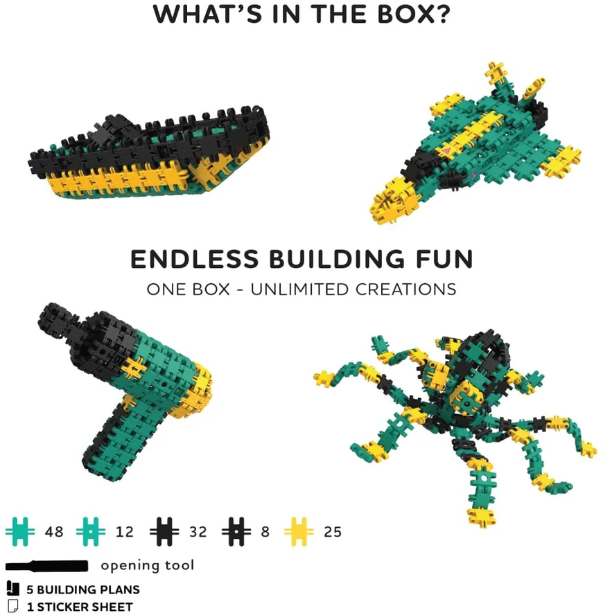 Clics Nano Clics Konstruktorius Nano Clics Creative Builders, 125 dalys