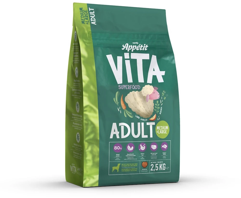 Comfy Appetit Vita ėriena M/L 2,5kg