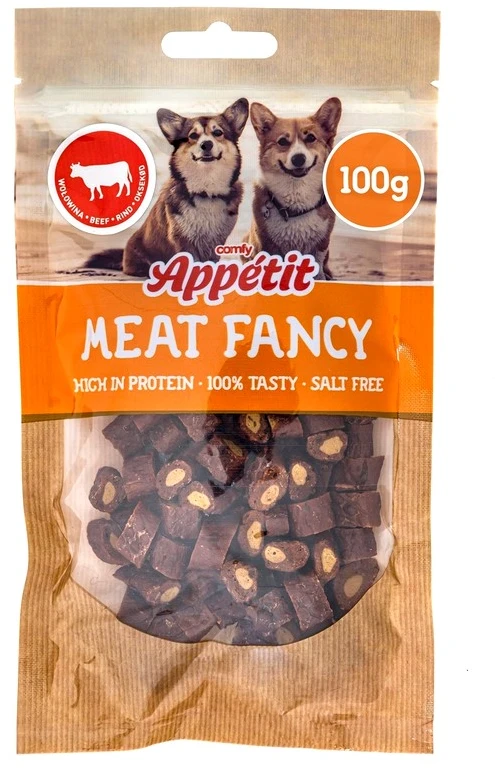 Aquael Comfy Appetit Fancy skanėstai Jautiena (88%) + Žuvis (5%) 100g