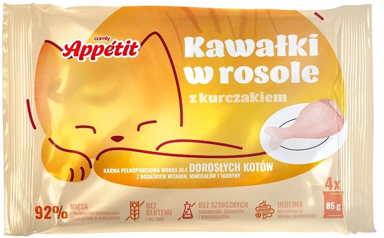 Comfy Appetit Sterilized Vištiena sultinyje 4x85g