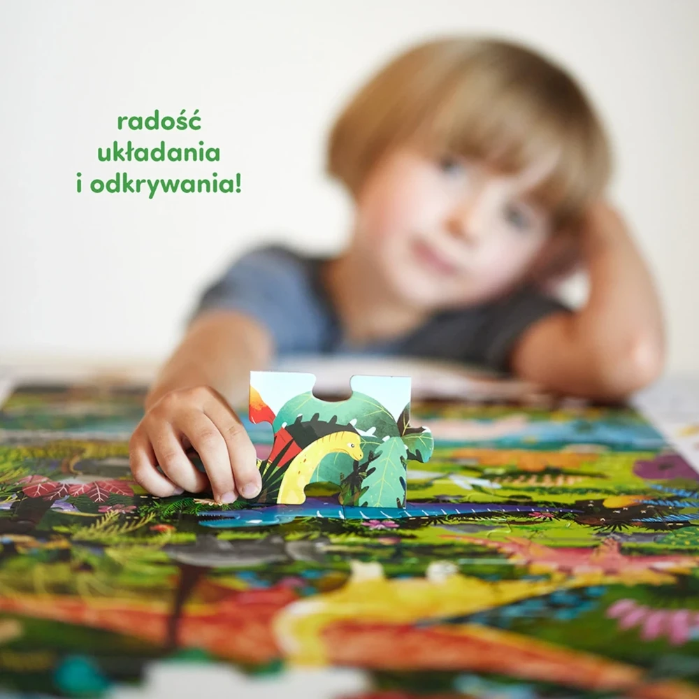 Dėlionė CzuCzu Observational puzzle Dinosaurs 60 pieces educational poster ZA5559
