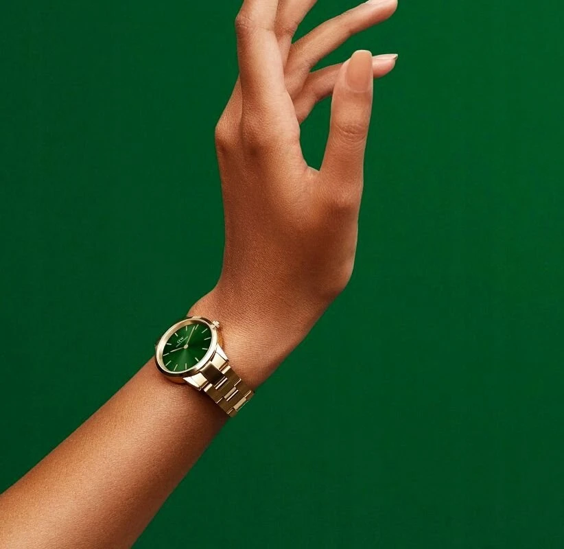 DANIEL WELLINGTON MOTERIS LAIKRODIS DW00100421 Ikoninis smaragdas 28mm + DĖŽĖ