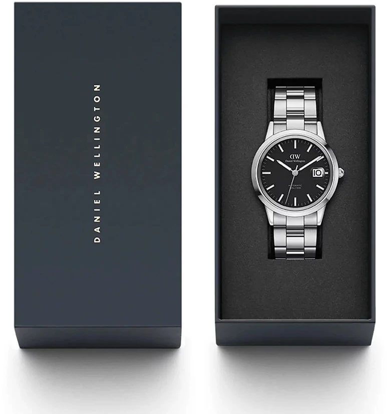 DANIEL WELLINGTON VYRIŠKAS LAIKRODIS DW00100482 – ICONIC LINK AUTOMATINIS 40 mm (zw001a)