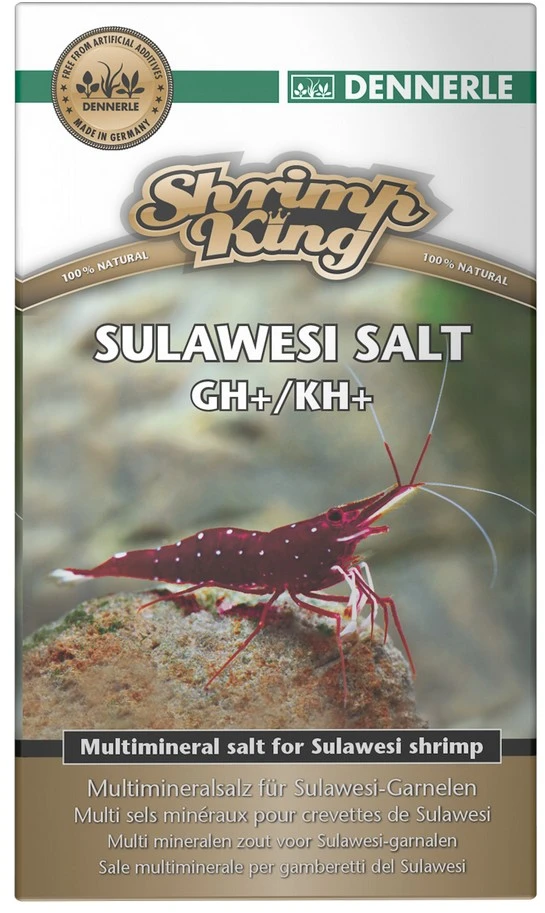 Dennerle Shrimp King Sulawesi salt GH/KH+ 200g