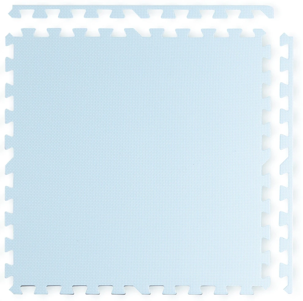Ricokids didelis putplasčio dėlionės kilimėlis 60x60 cm 4 vnt. mėlynos ir baltos spalvos