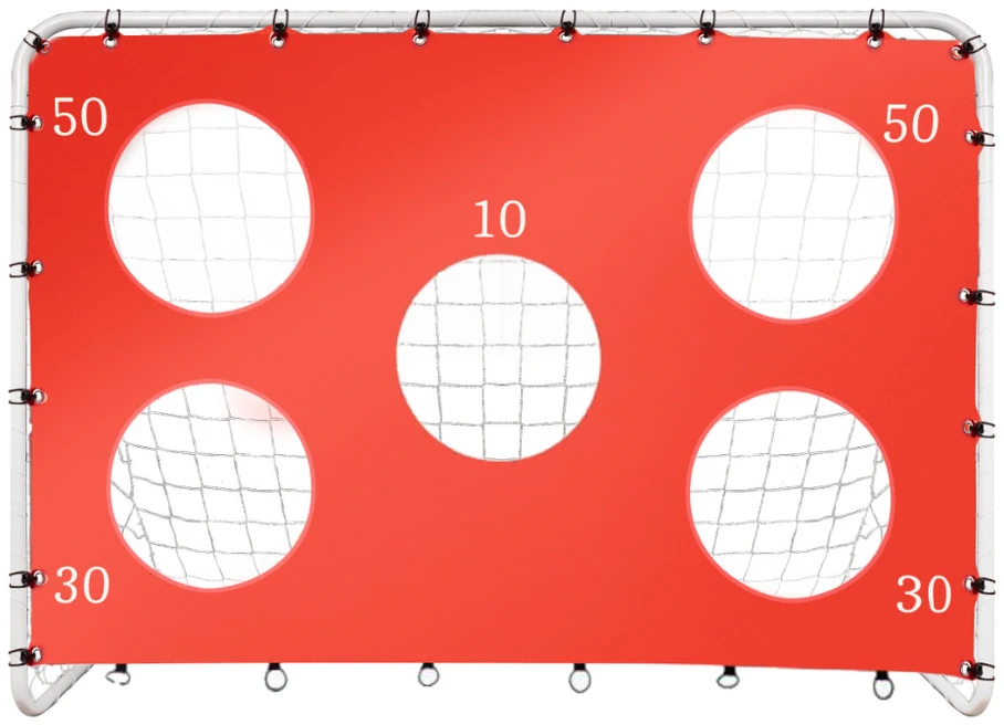 Futbolo vartai su taiklumo kilimėliu 215×153×76 cm