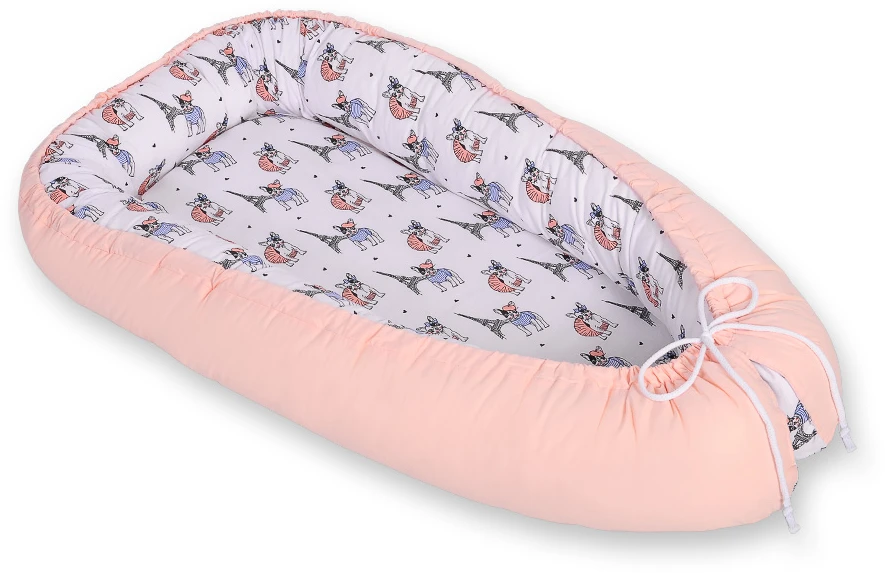 Kūdikio lizdelis dvipusis Premium su šuniukais BOBONO