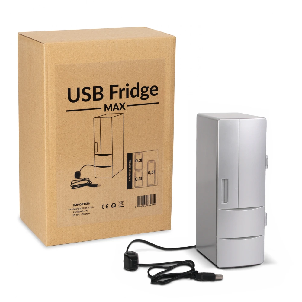 Dviviečiai šaldymo ir šildymo mini šaldytuvas, USB, LED apšvietimas