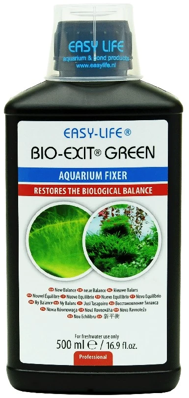 EasyLife Bio-Exit Žalias 500 ml preparatas dumbliams akvariumuose