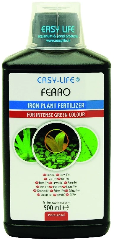 EasyLife Trąšos akvariumo augalams su geležimi Easy-Life Ferro - 500 ml