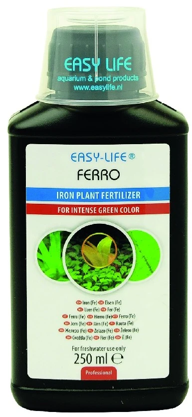 EasyLife Trąšos akvariumo augalams su geležimi Easy-Life Ferro - 250 ml