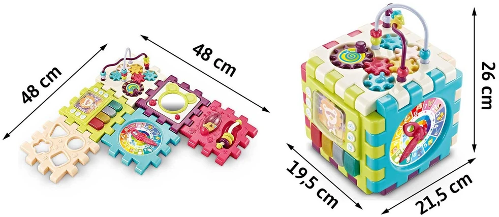 Edukacinis žaislas kubas su melodija Ricokids 781700