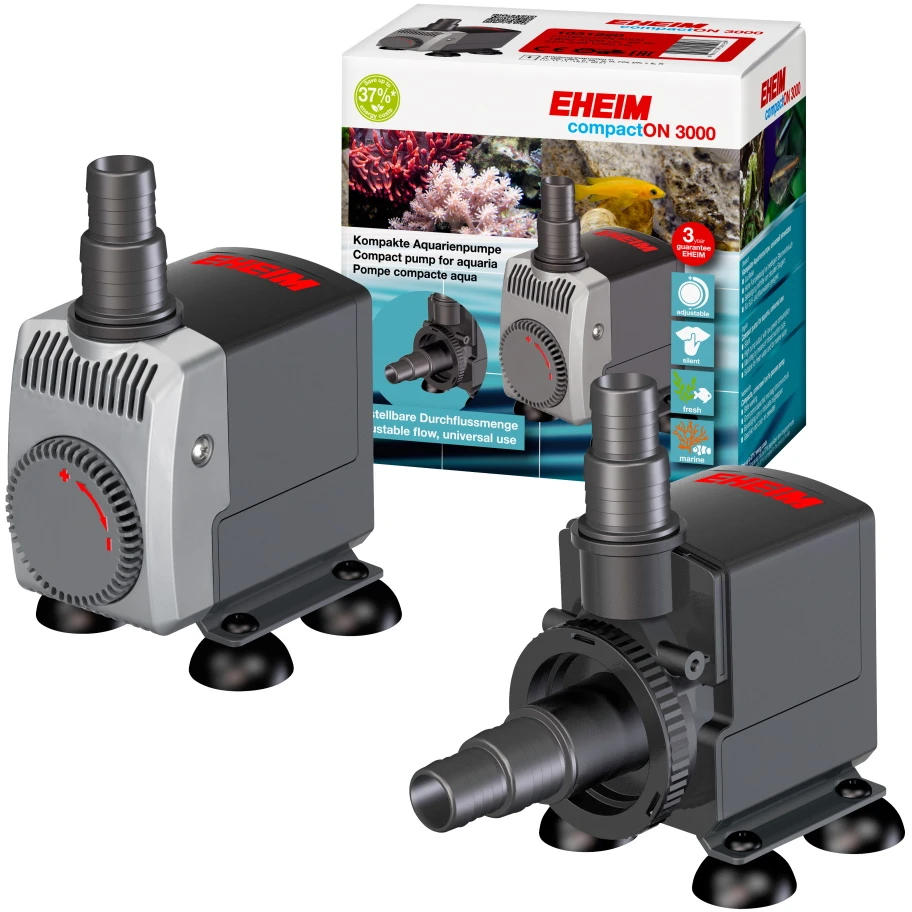 EHEIM compactON 3000 akvariumo siurblys – galingas ir tylus universalus modelis