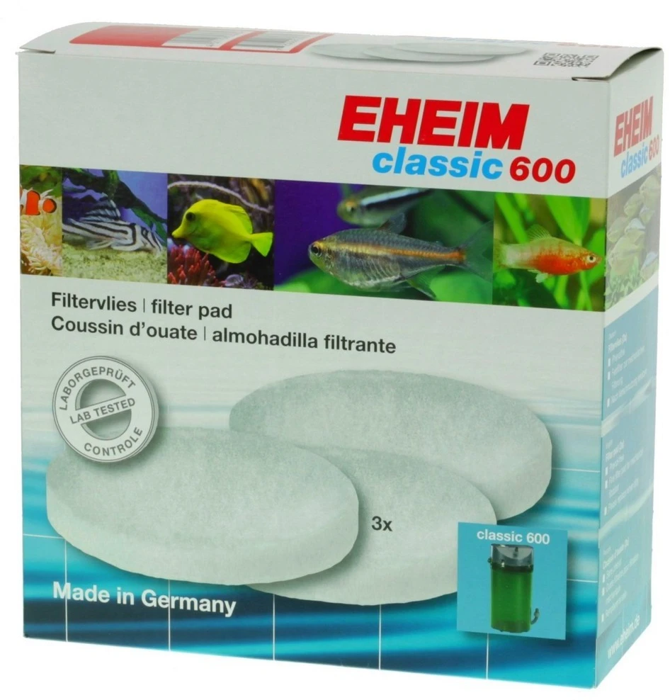 EHEIM Perlon filtras Classic 600 akvariumo filtravimui, universalus įdėklas