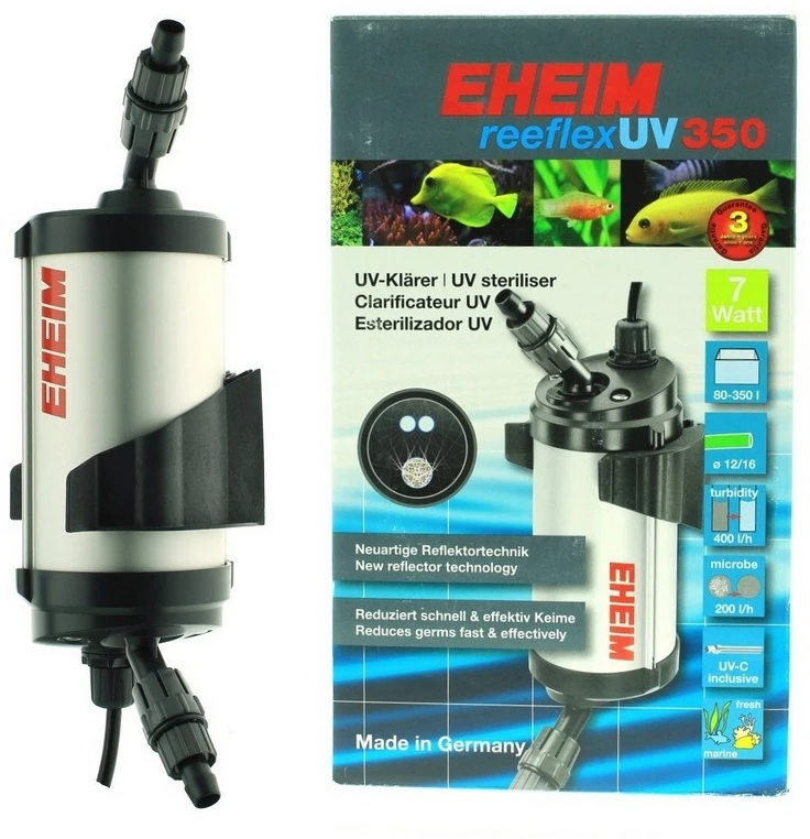 EHEIM reeflex UV 350 UV-C sterilizatorius akvariumams, efektyvi vandens dezinfekcija