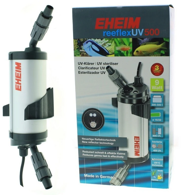 EHEIM UV-C sterilizatorius akvariumams iki 500 l vandens valymui