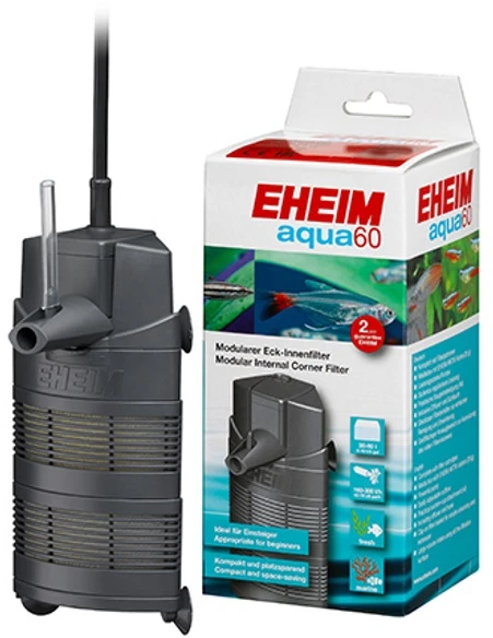 EHEIM vidinis akvariumo filtras Aqua 60, efektyvi filtracija mažiems akvariumams