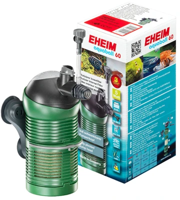 EHEIM vidinis akvariumo filtras Aquaball 60 – efektyvi filtracija ir vandens valymas