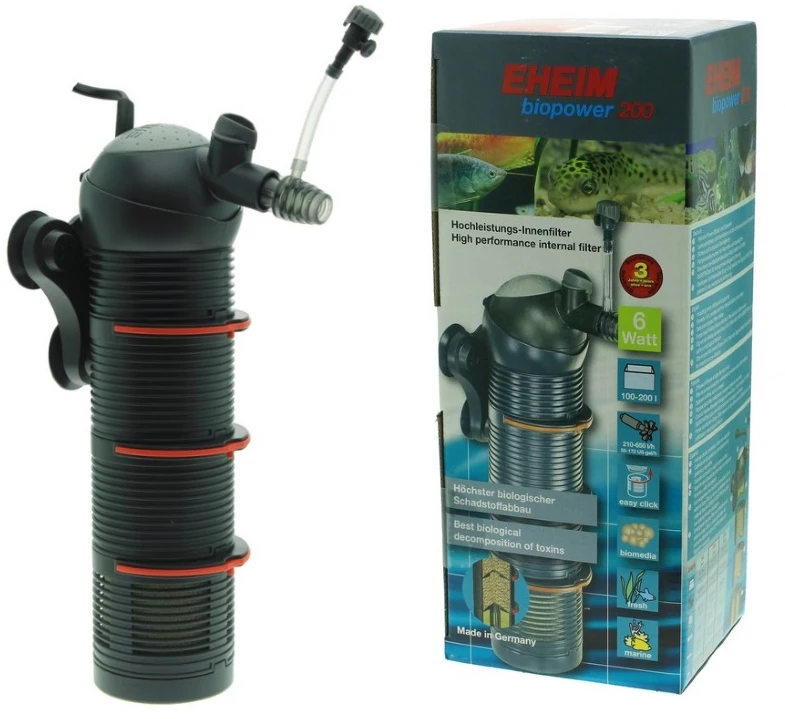 EHEIM vidinis akvariumo filtras Biopower 200 – efektyvus biologinis valymas