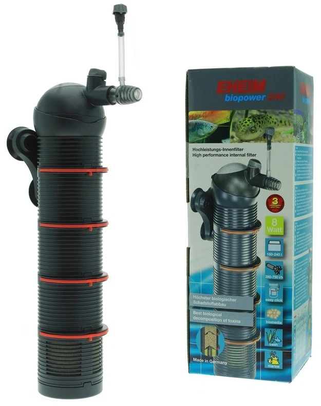 EHEIM vidinis akvariumo filtras „Biopower 240“, efektyvi biologinė filtracija