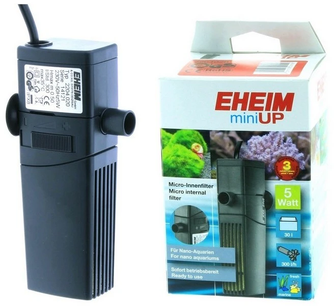 Eheim vidinis mini Up filtras akvariumui, efektyvus vandens valymas