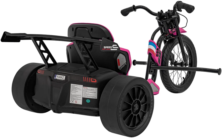 Ramiz Rožinė Elektrinis motociklas Drift Bike 21, Rožinė