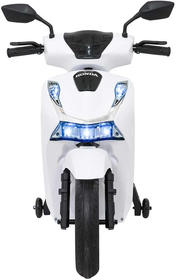 Elektrinis motoroleris Honda SH125i su LED šviesomis ir Bluetooth, vaikams nuo 3 metų, juodas