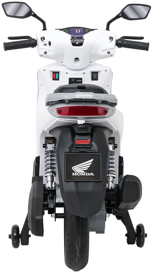 Elektrinis motoroleris Honda SH125i su LED šviesomis ir Bluetooth, vaikams nuo 3 metų, juodas