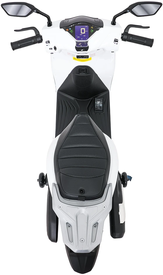 Elektrinis motoroleris Honda SH125i su LED šviesomis ir Bluetooth, vaikams nuo 3 metų, juodas